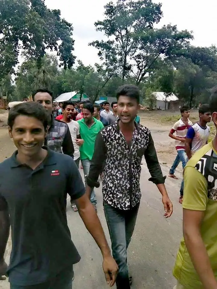 সবায় বিএনপির হরতাল ও অবরোধ মিছিলে আল-আমিন জনি তানভীর ও জাহাঙ্গীর