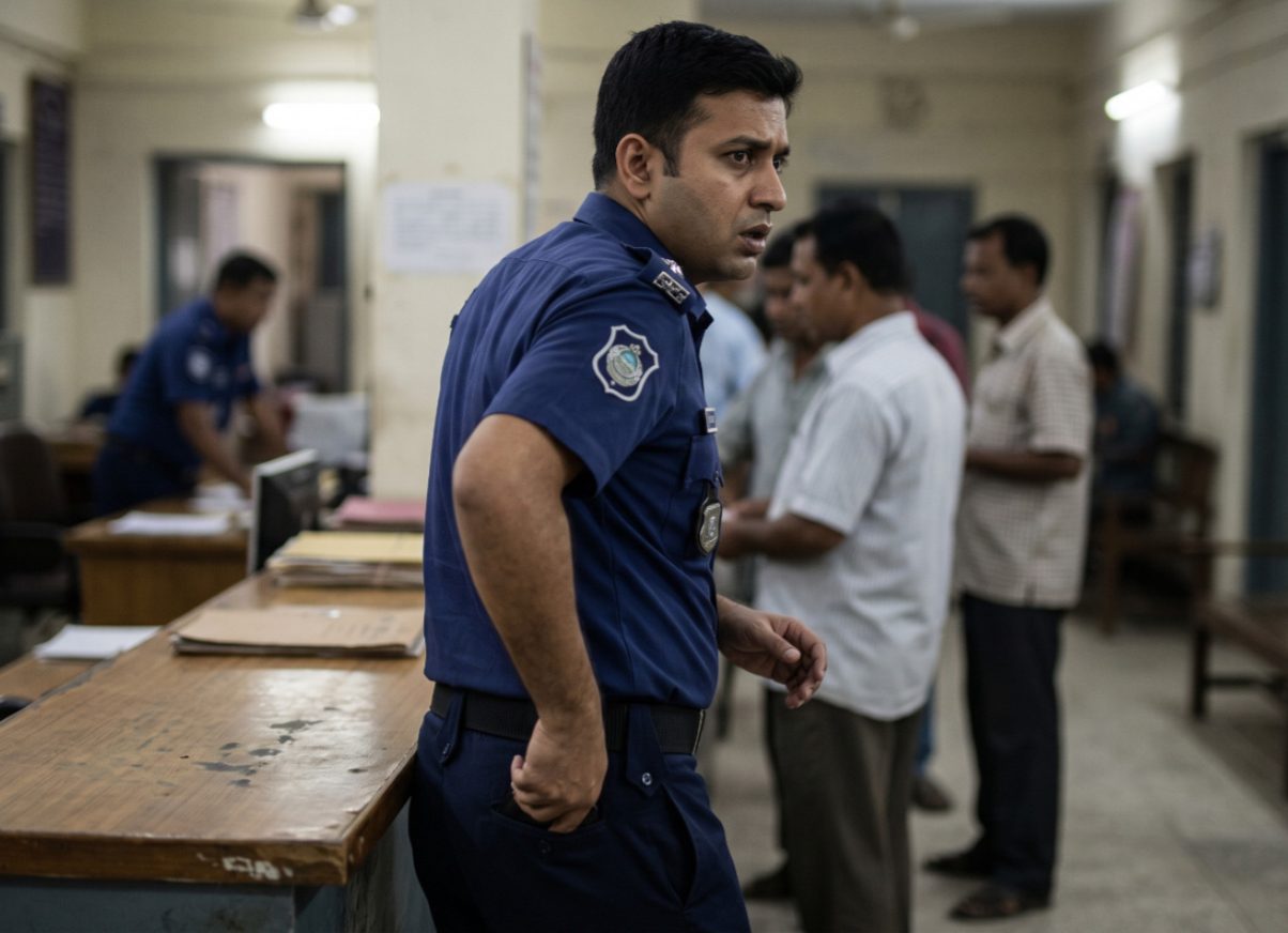 এসপি কার্যালয়ে পুলিশের নিরাপত্তা ও চুরির ঘটনার প্রতীকী ছবি