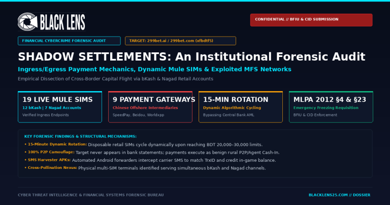 Shadow Settlements: An Institutional Forensic Audit of Ingress/Egress Payment Mechanics, Dynamic Mule Infrastructure, and Transaction Verification Loopholes (299bet.ai)