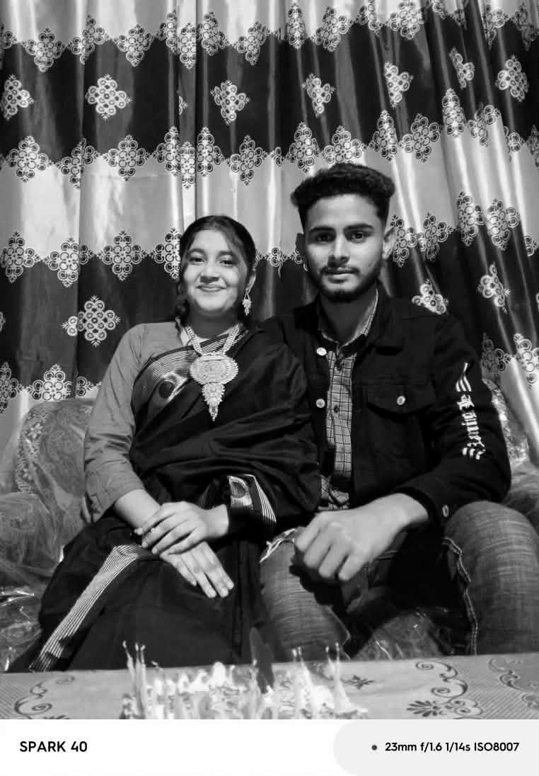 কামরুল হাসান ও তাঁর স্ত্রী জুঁই